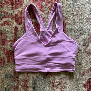 Alo Yoga Airbrush Real Bra Tank- Pink Lavender, size small